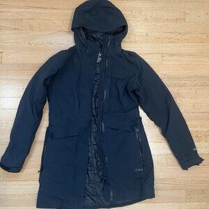 XXS L.L.Bean Women's Insulated Waterproof Packaway Jacket